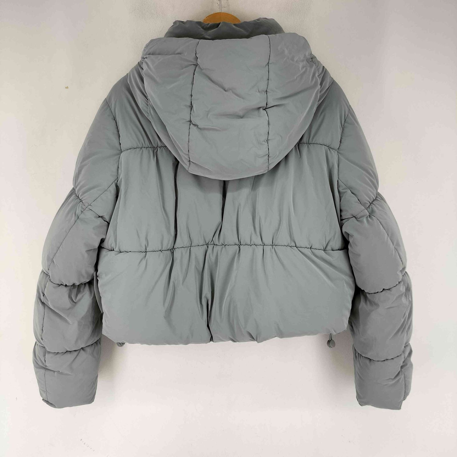 ザラ ZARA 中綿 短丈 フーデッドジャケット レディース import：M 