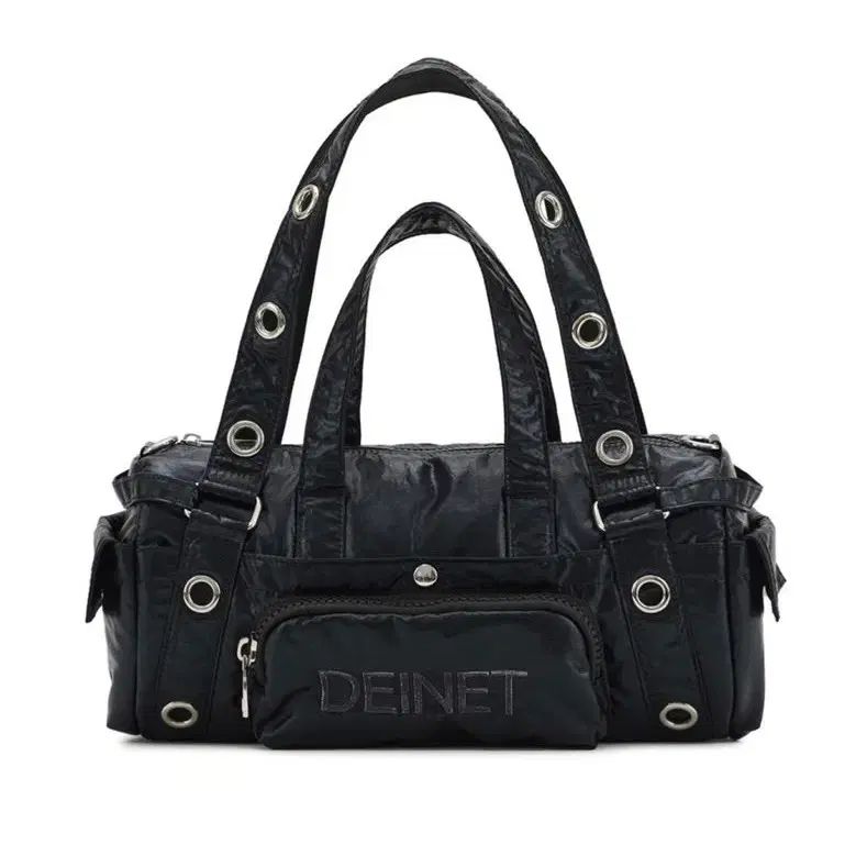 DEINET ダイニット エンブロイダリー コメント グロッシー ミニ ダブルバッグ バッグ