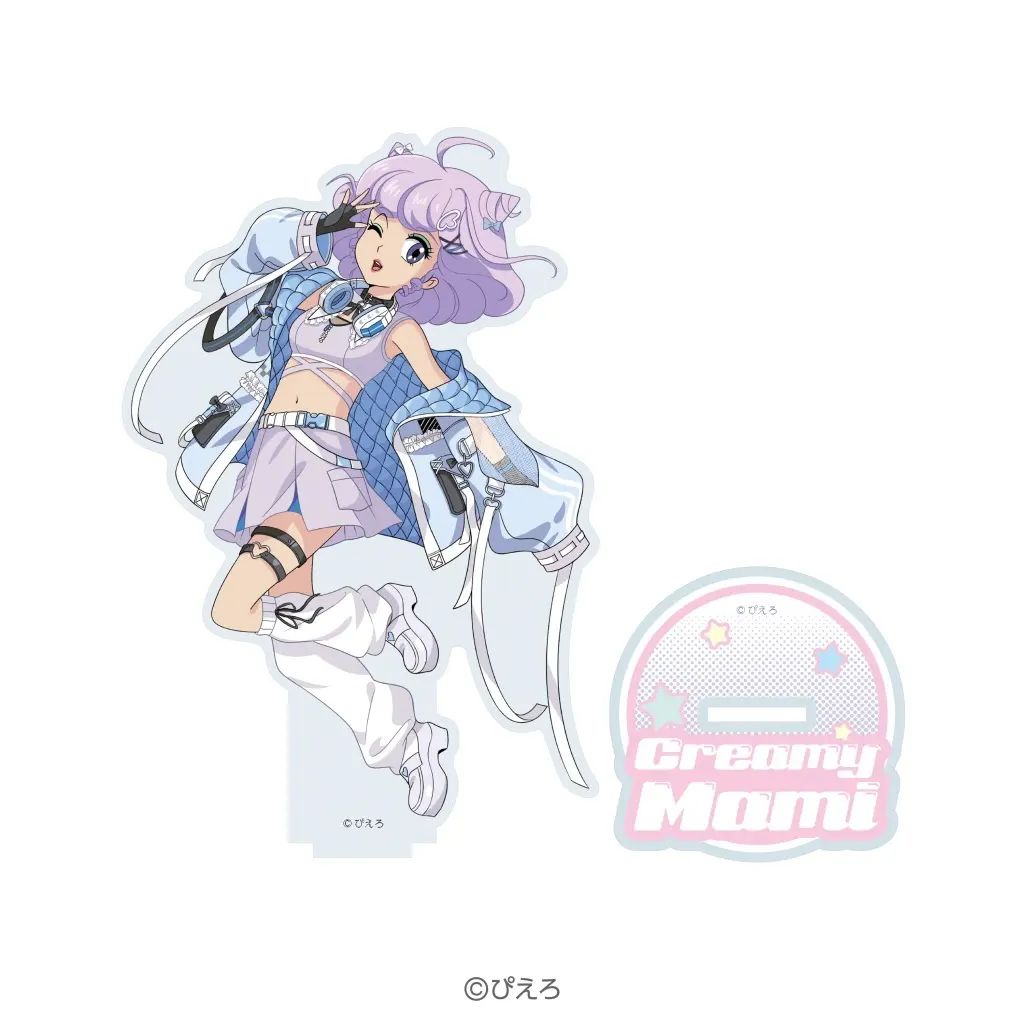 （新品/未使用品）クリィミーマミ 限定生産 アクリルパネル アートボード 貴重 中古】アクリルスタンド・アクリルパネル クリィミーマミ アクリル