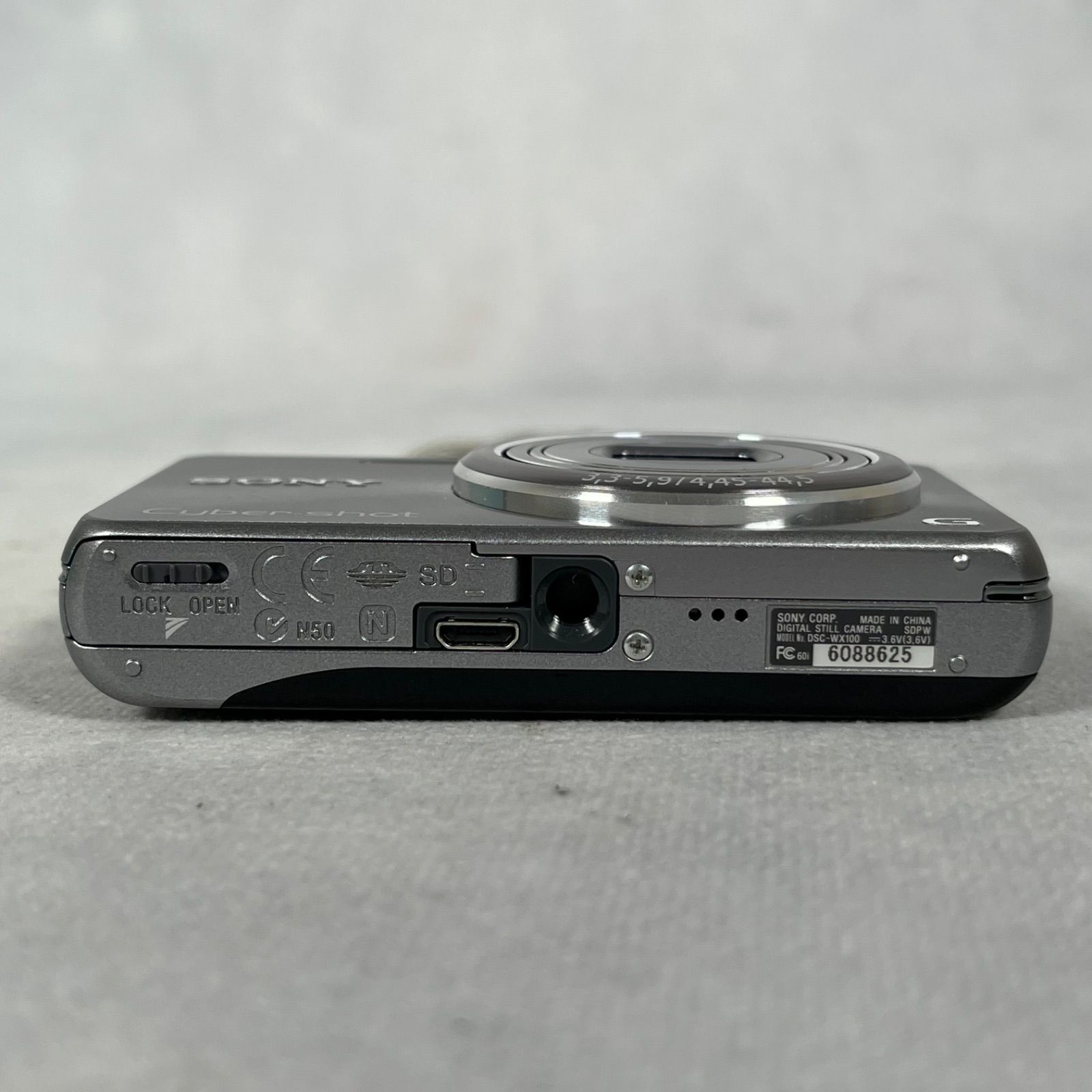 管2606-313】SONY ソニー サイバーショット DSC-WX100 シルバー 付属品
