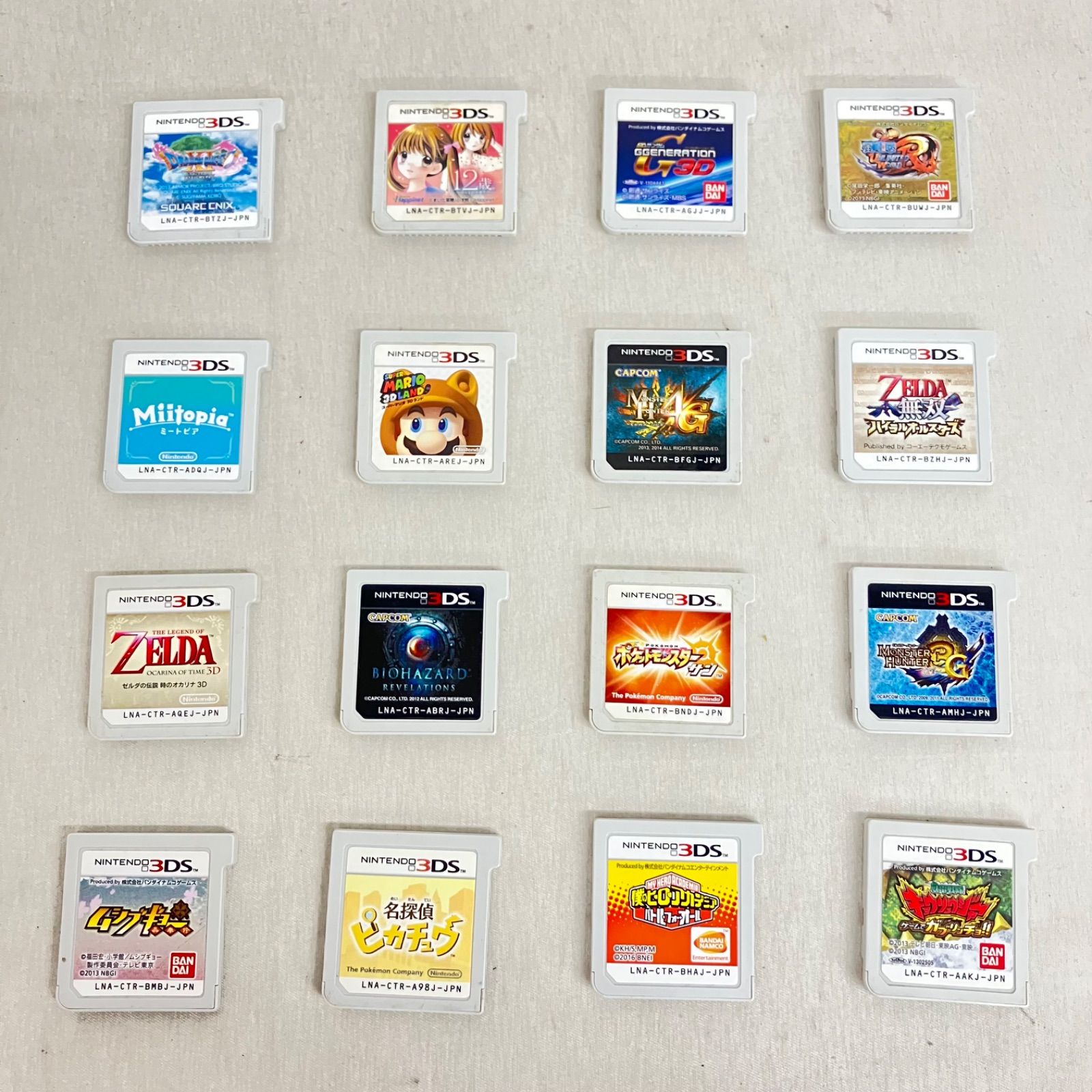 中古 Nintendo 3DS ソフトのみ 16枚セット YD7006U c069 - メルカリ