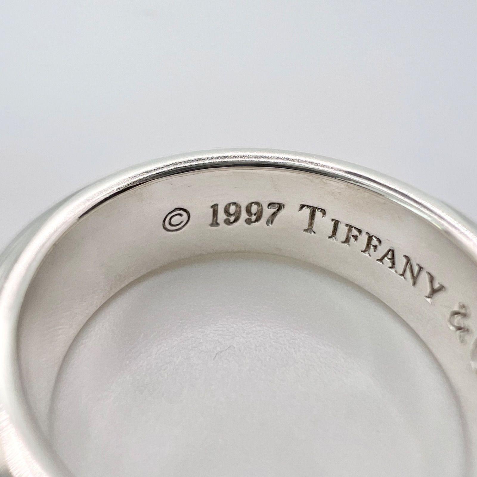 極美品 ティファニー 1837 ナロー リング 17号 TIFFANY&CO. SV925