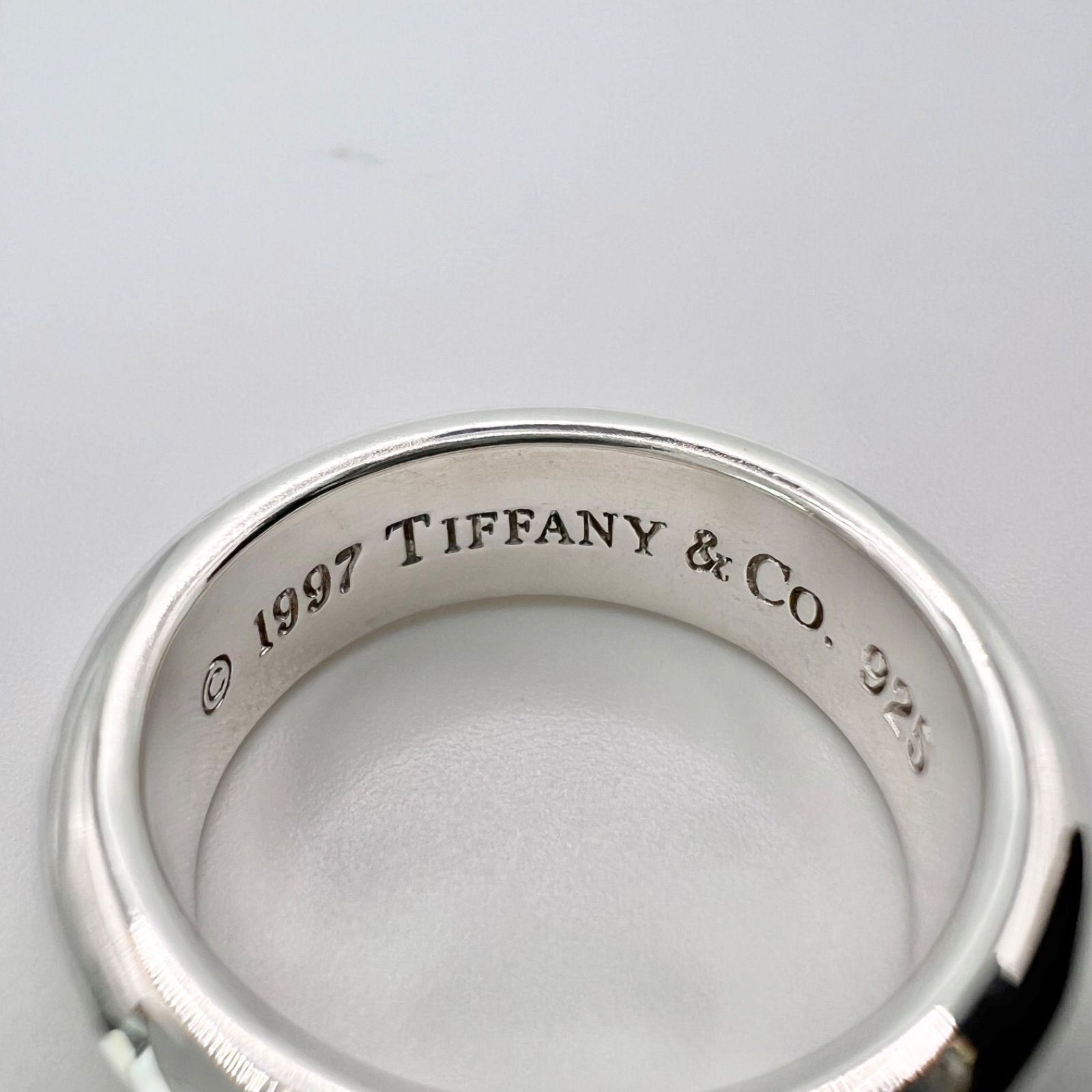 極美品 ティファニー 1837 ナロー リング 17号 TIFFANY&CO. SV925