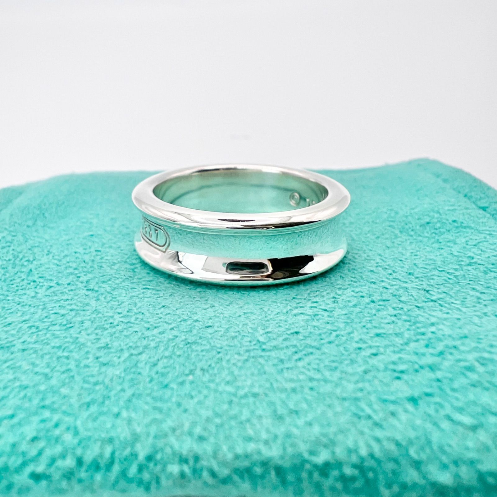 極美品 ティファニー 1837 ナロー リング 17号 TIFFANY&CO. SV925
