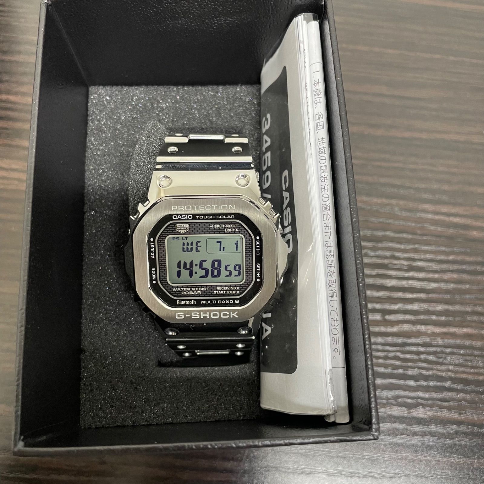 r3784)【美品】CASIO G-SHOCK GMW-B5000D-1JF カシオ Gショック 