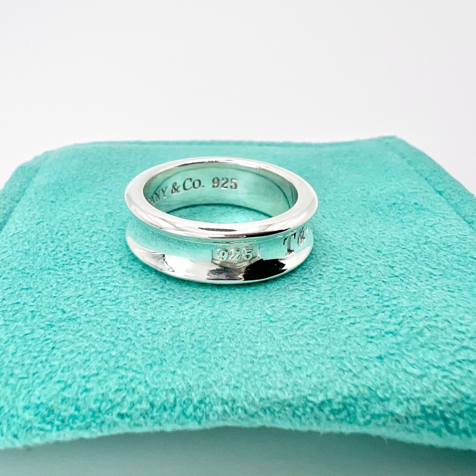 極美品 ティファニー 1837 ナロー リング 17号 TIFFANY&CO. SV925