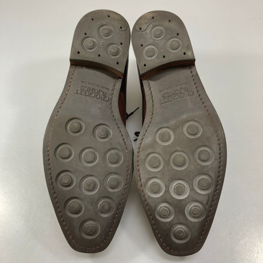 クロケット&ジョーンズ ストレートチップ ハラム ダークブラウン