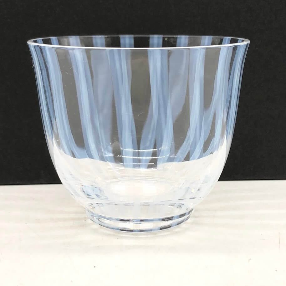 ss8857 【中古】 廣田硝子 大正浪漫硝子 冷茶グラス揃 5客セット 絵 