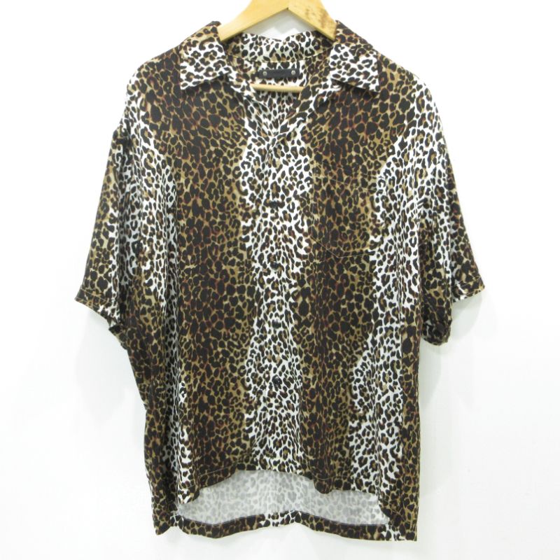 三重本店】 中古 MINEDENIM | マインデニム レオパード柄 半袖シャツ