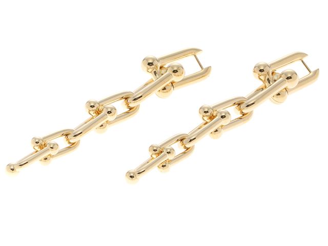 TIFFANY&Co. 　ティファニー 　グラジュエイテッドリンクピアス　K18YG　20.9g 　 レディース　2121000025843【中古】【430】