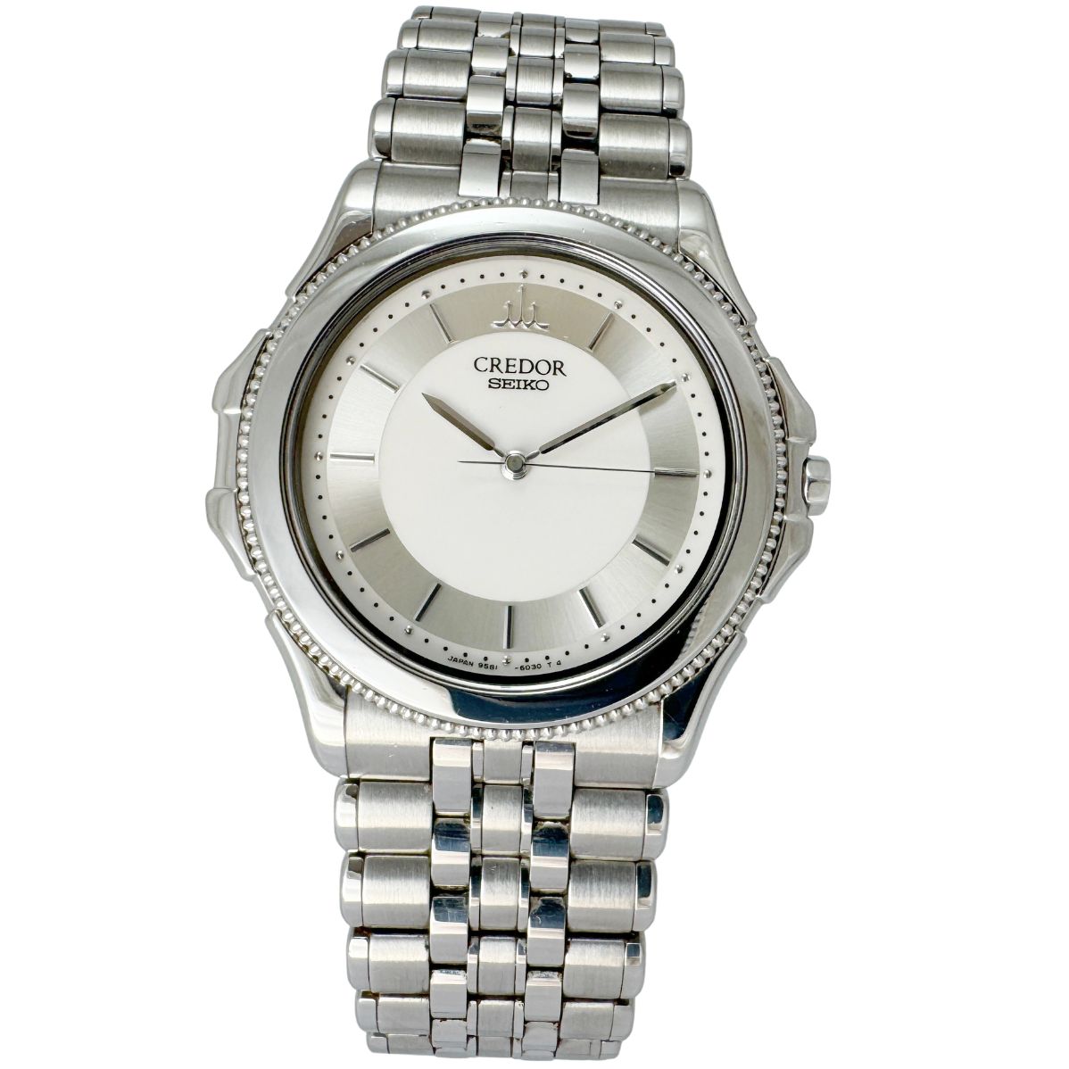 クレドール パシフィーク　 GCLC015 9581-6040 K18　OH済 クレドール☆パシフィーク☆GCLC015】K18WG × SS セイコー SEIKO