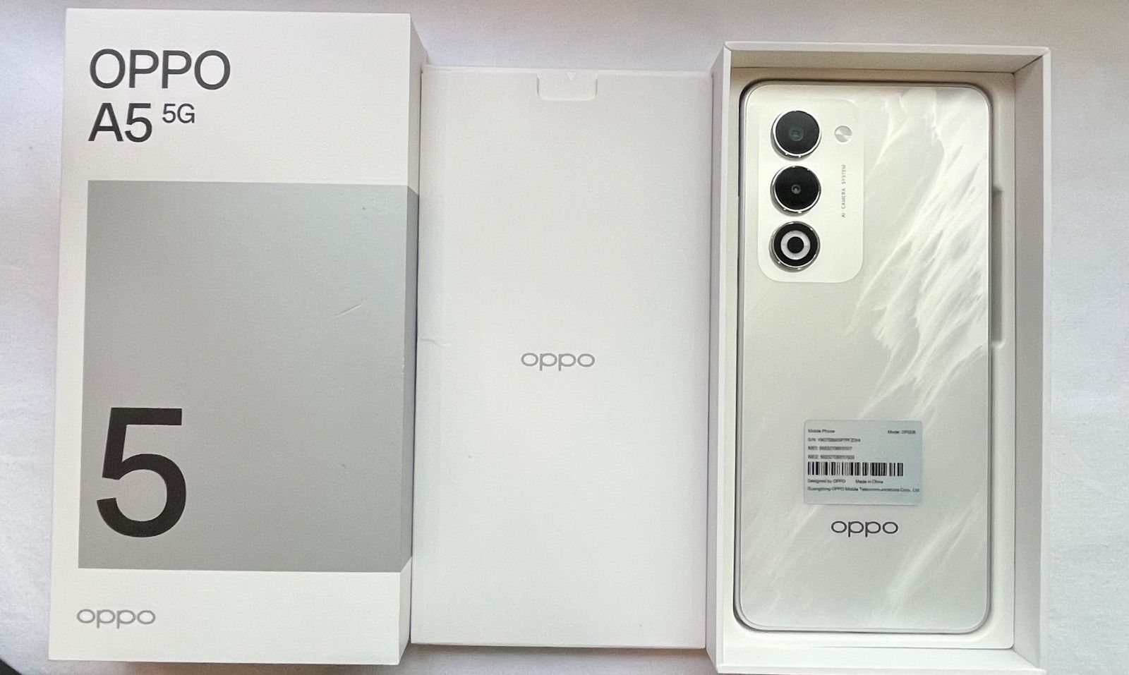 OPPO A5/5G 128GB OPG06 ホワイト 中古 - メルカリ