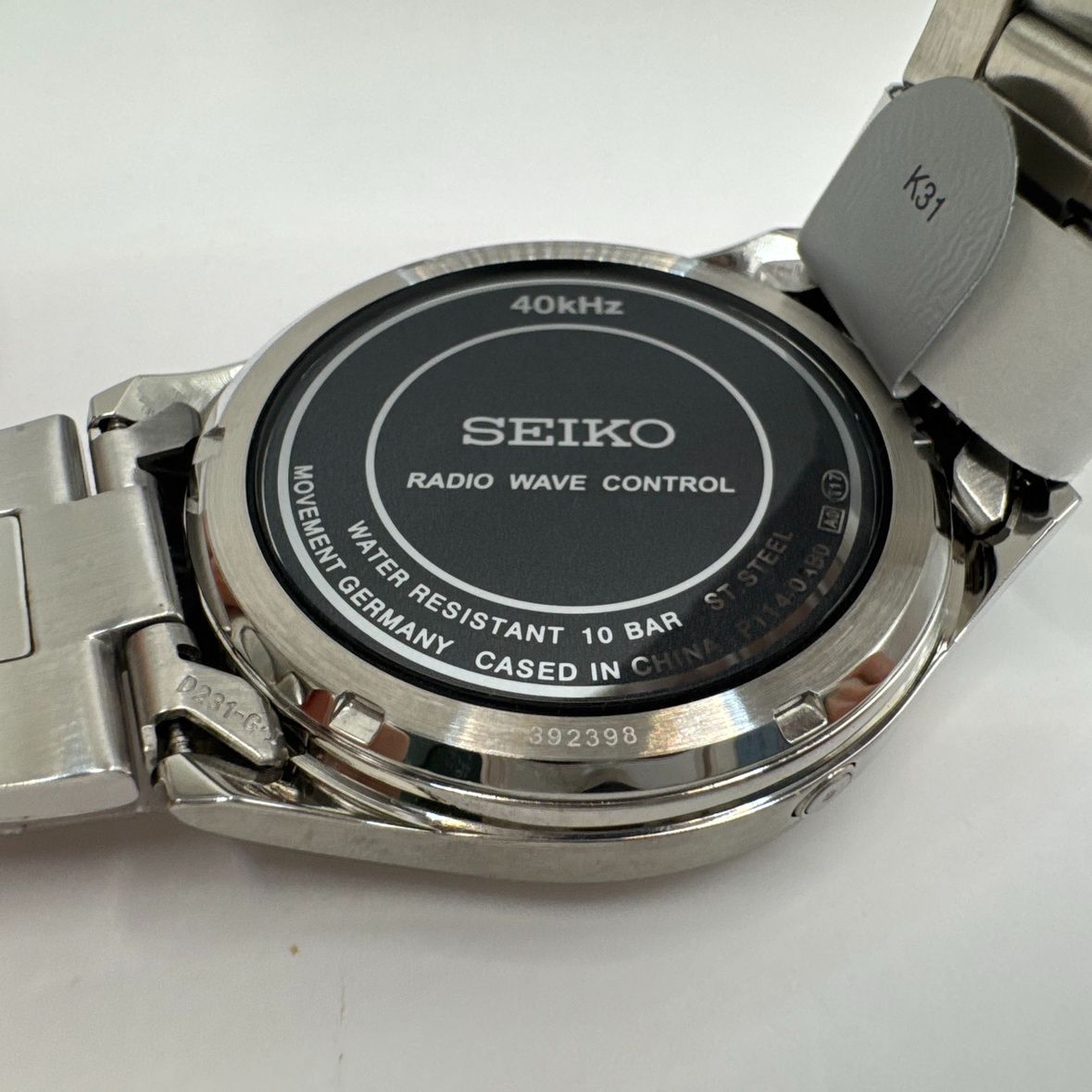 【ジャンク】SEIKO 10BAR 未使用不動ジャンク品】SEIKO 電波時計 腕時計 10気圧防水 セイコー