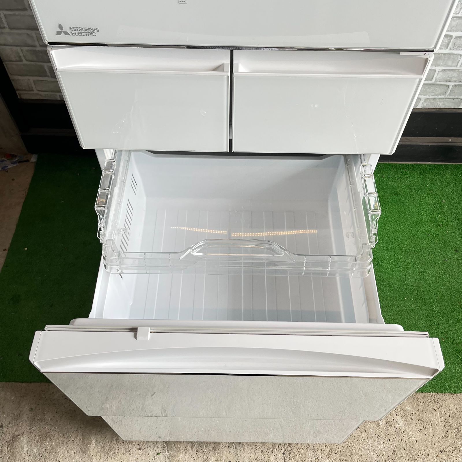三菱 MITSUBISHI 冷蔵庫 2019年製 455L 大容量 白 ホワイト ファミリー
