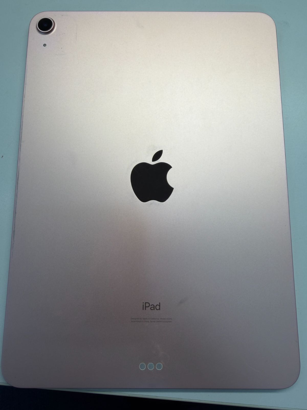訳あり iPad Air 4 256GB Wi-Fi ローズゴールド 81% Touch ID 不可 