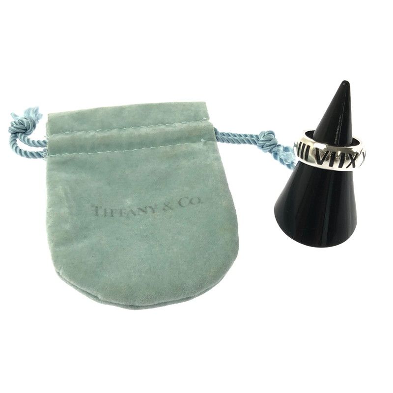 【中古品】 TIFFANY&CO ティファニー SV925 ATLAS RING アトラス リング 2003年製 指輪 アクセサリー 【182-260701-na-15-tagh】
