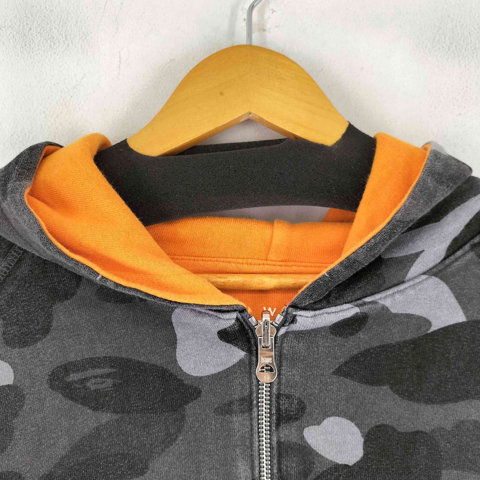アベイシングエイプ A BATHING APE リバーシブル 迷彩柄 ジップアップ