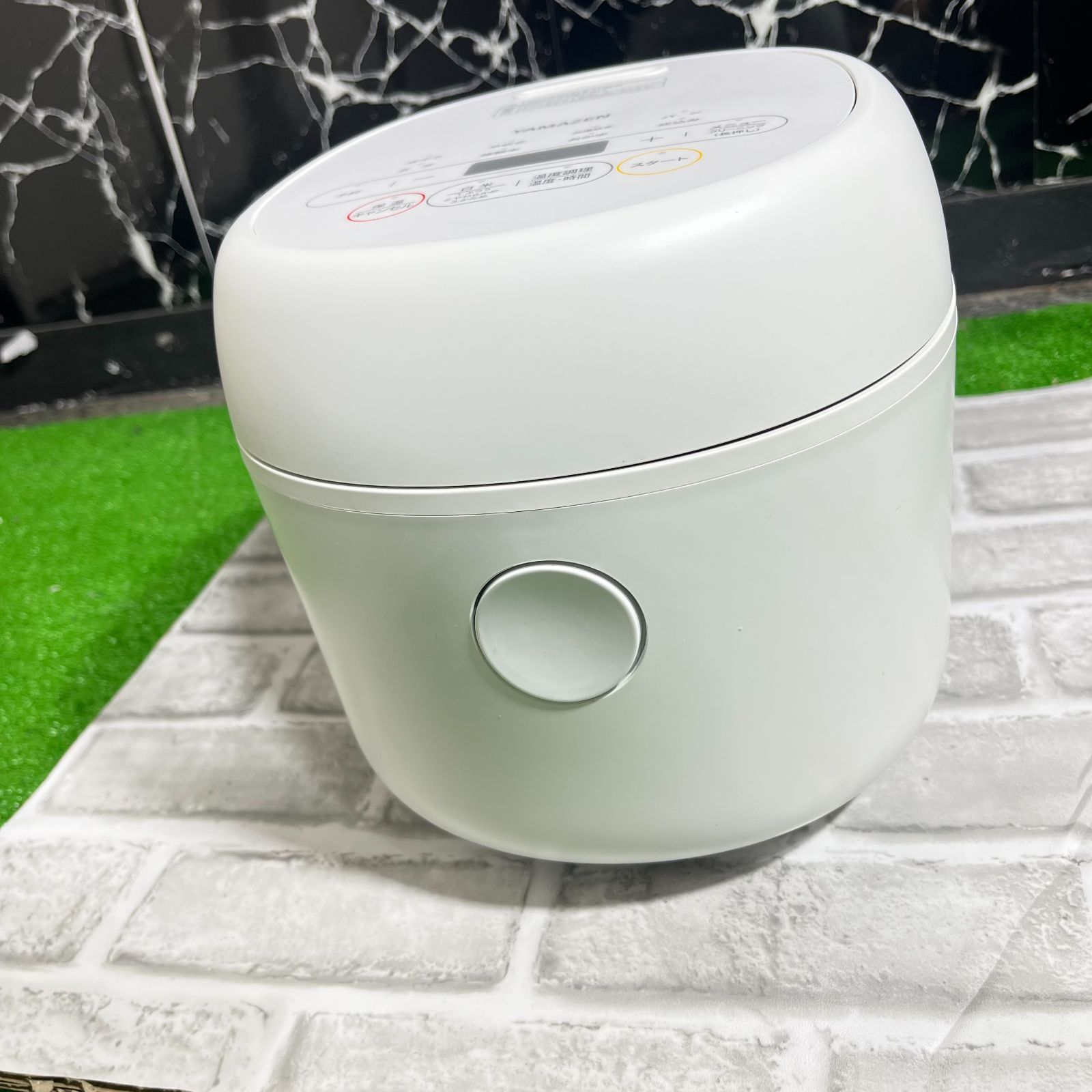 山善 YAMAZEN 炊飯器 2024年製 3合炊き マイコン式 マイコン炊飯器 美 