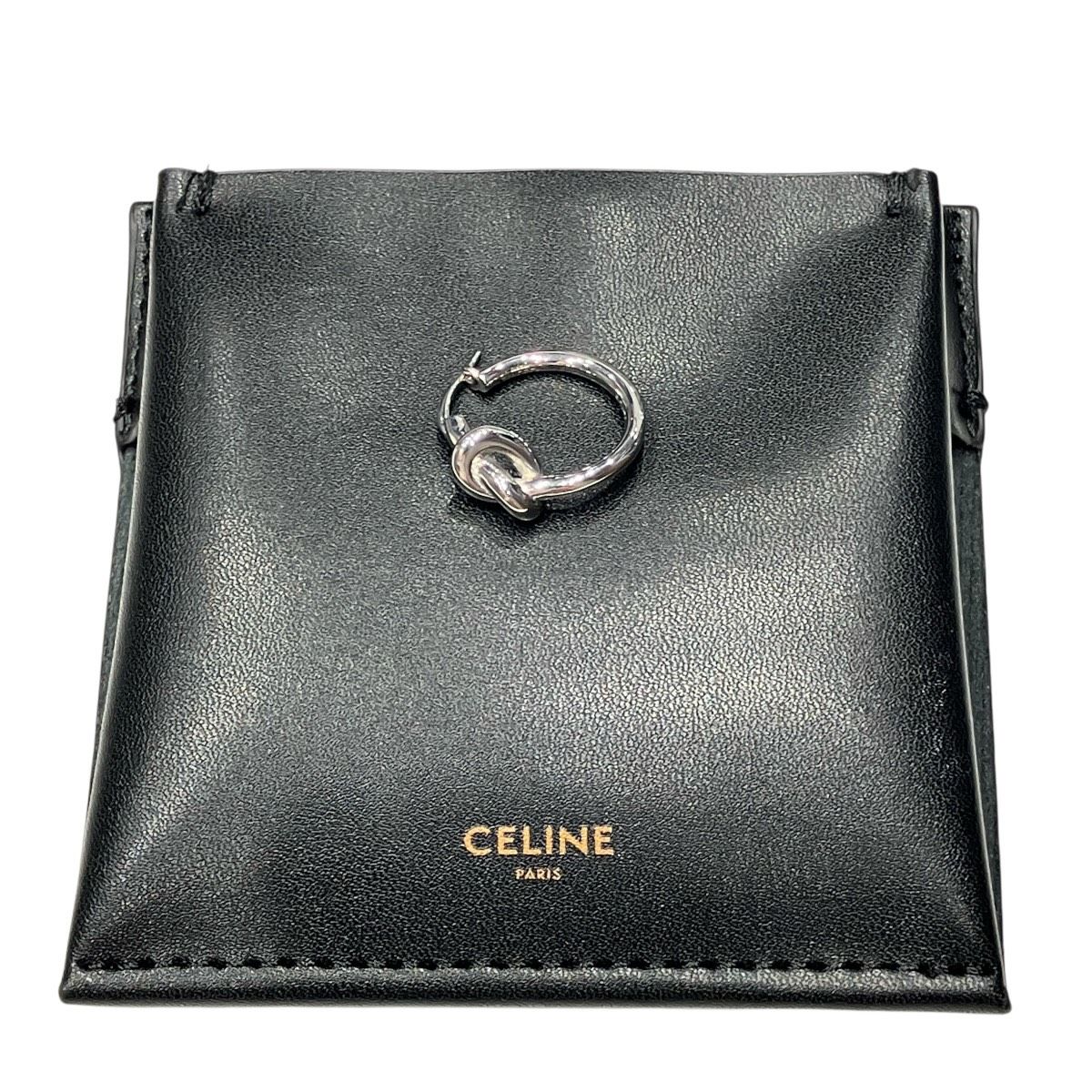 セリーヌ CELINE ノットスモールフープ ピアス(片耳) アクセサリー