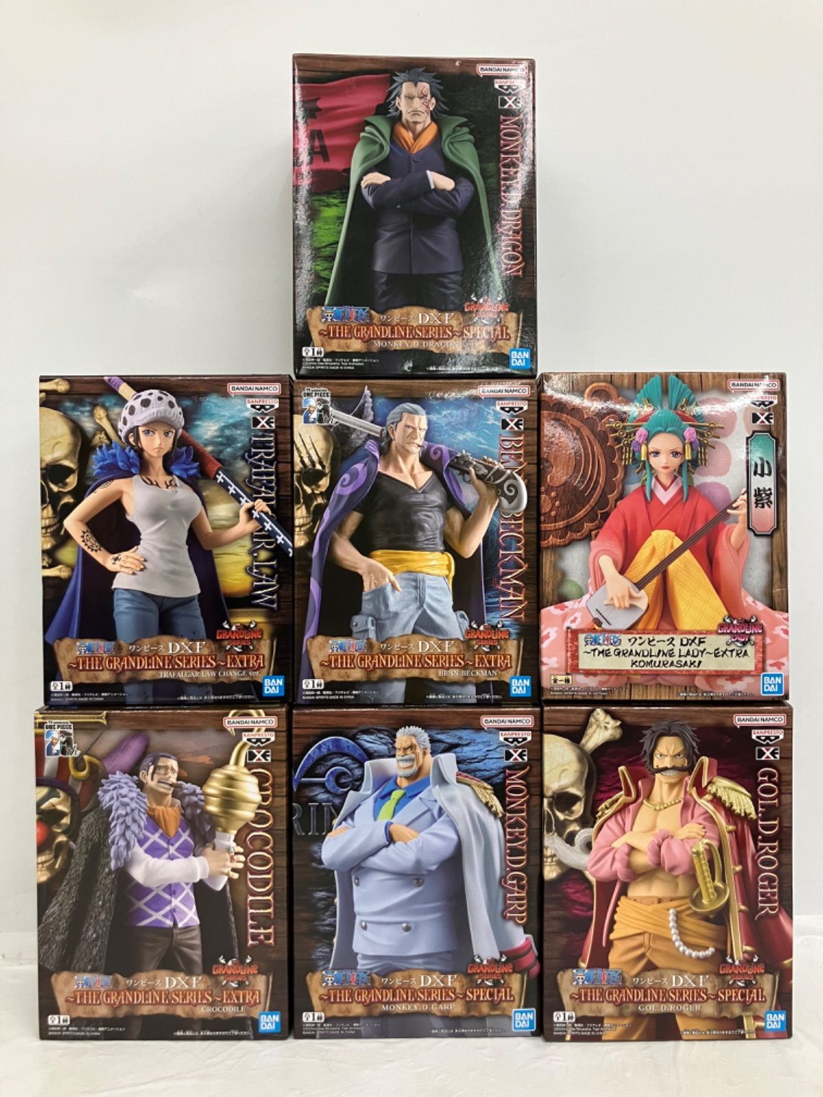 未開封 ONE PIECE ワンピース DXF フィギュア ドラゴン 他 7種セット