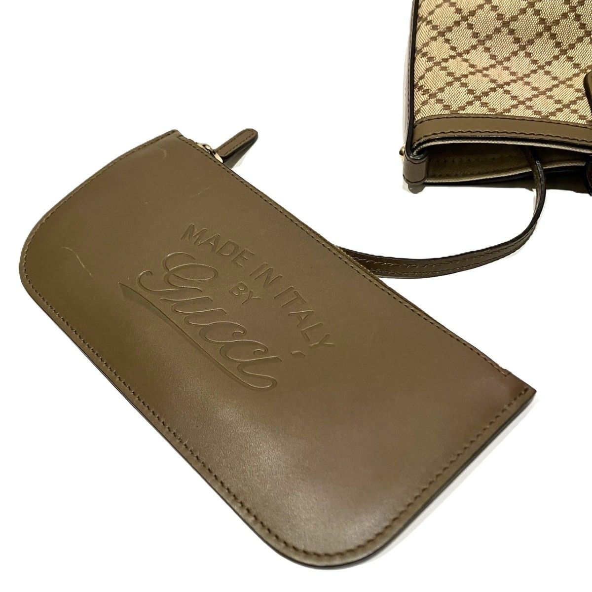 グッチ GUCCI ディアマンテ トートバッグ キャンバス レザー 269878