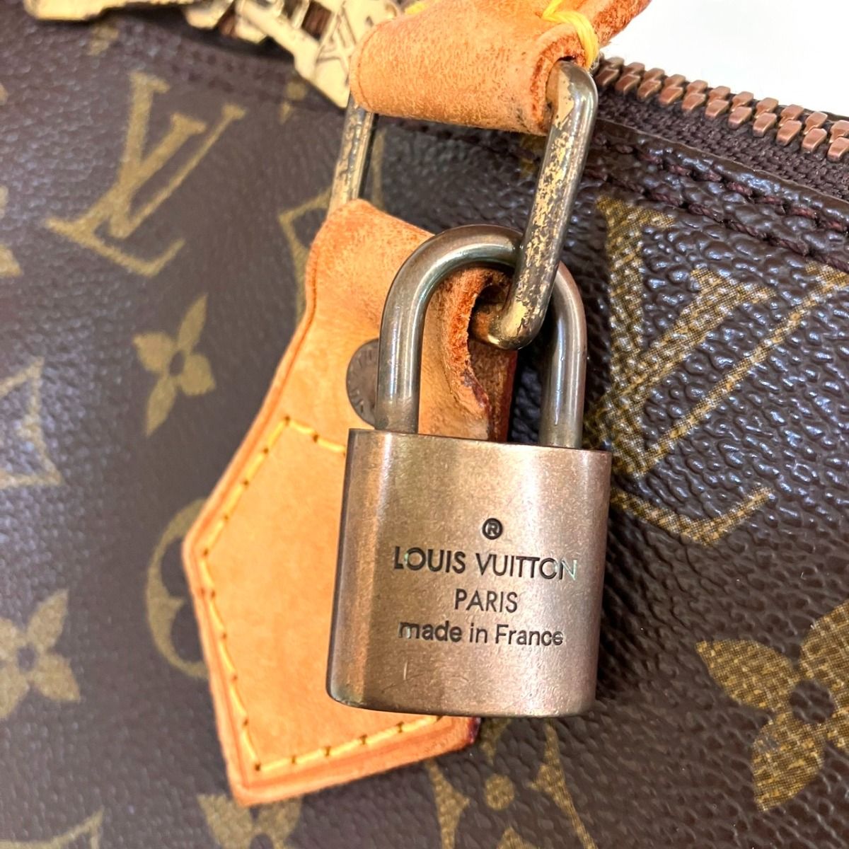 ルイ・ヴィトン LOUIS VUITTON アルマ モノグラム ハンドバッグ ヌメ革