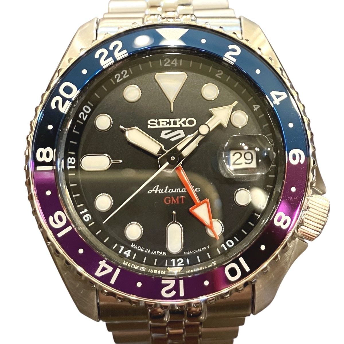 セイコー SEIKO セイコー5 浮世絵 腕時計 総重量約143.4g SS SS 自動 