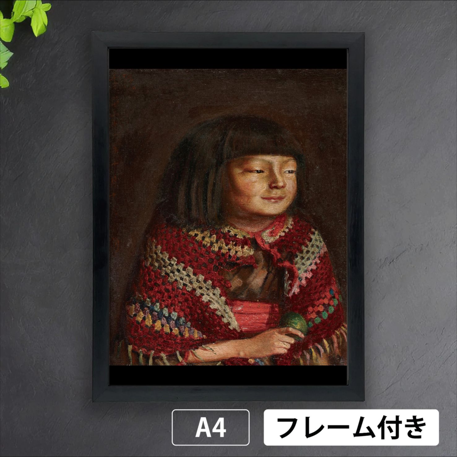 岸田劉生「麗子微笑」（1921年） 肖像画 娘 大正時代 洋画家 版画