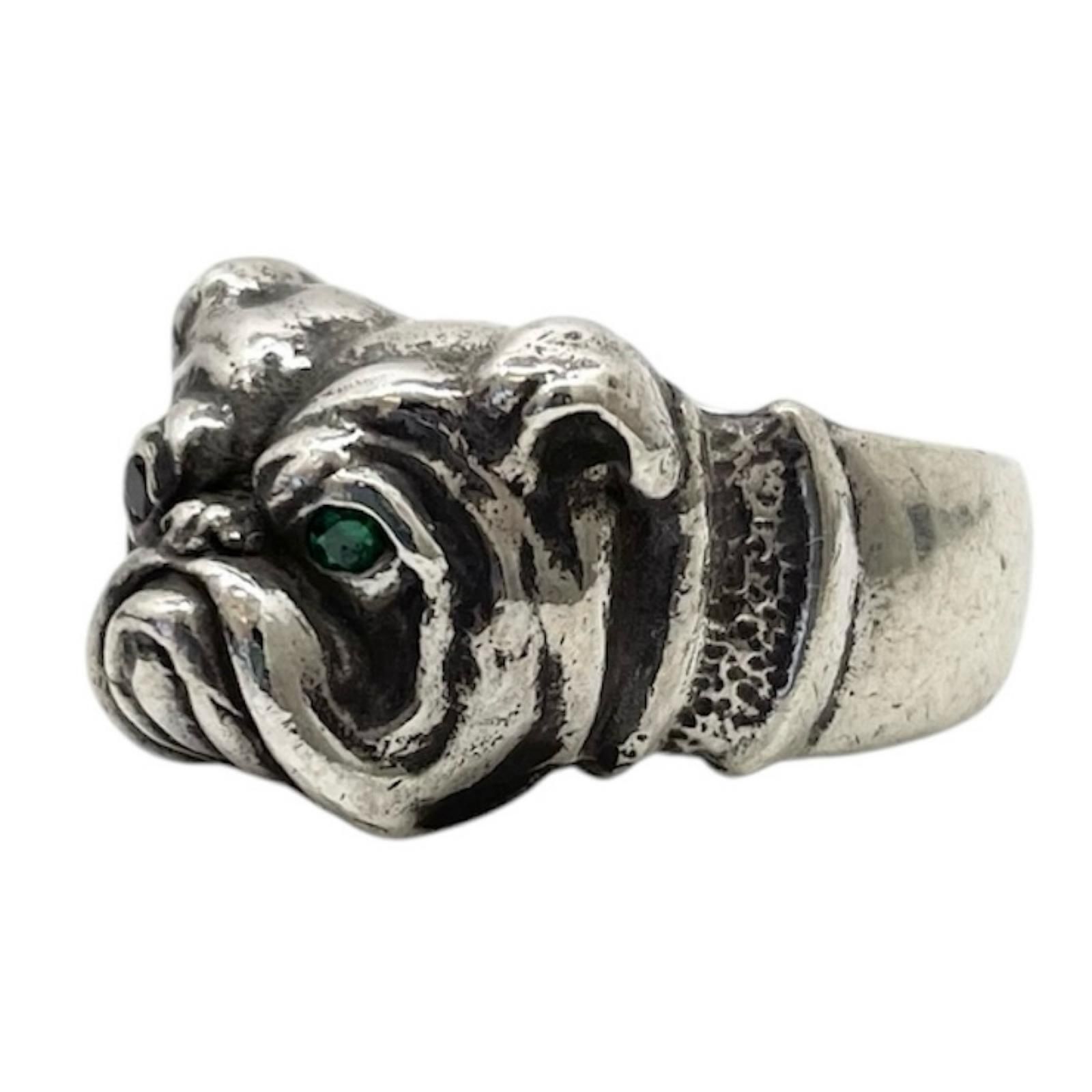 【中古】Peanuts&Co | ピーナッツカンパニー　Bull Dog Ring リング・指輪 シルバー【尾張小牧店】 中古】Peanuts&Co | ピーナッツカンパニー Bull Dog Ring リング・指輪