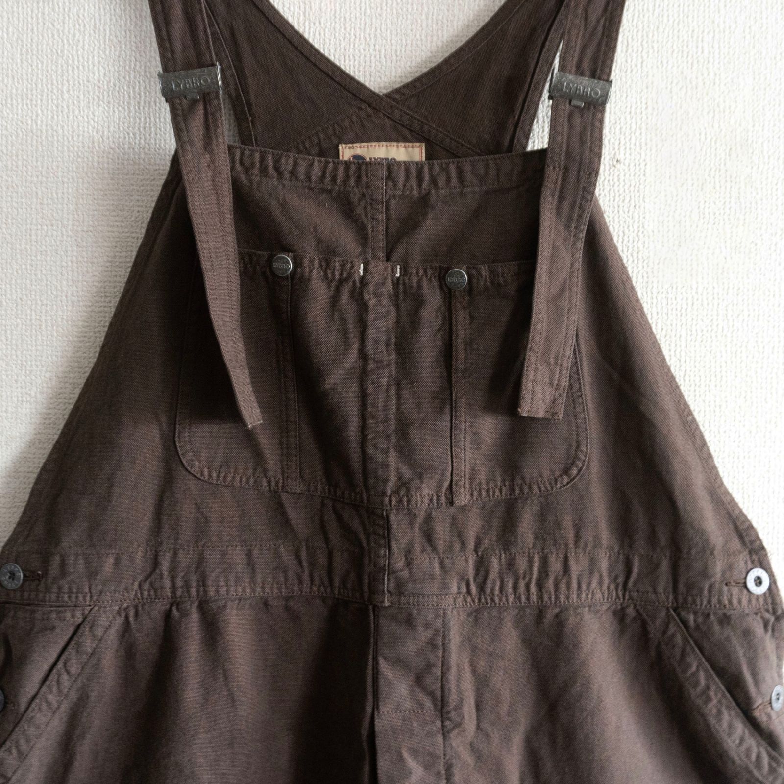 サイズ52】 NIGEL CABOURN × LYBRO【DUNGAREE OVERALL】オーバーオール