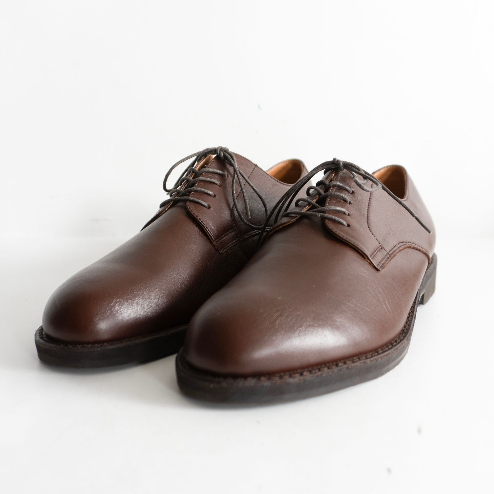 試着のみ美品】REGAL 【プレーントゥ レザーシューズ】26.5cm ブラウン