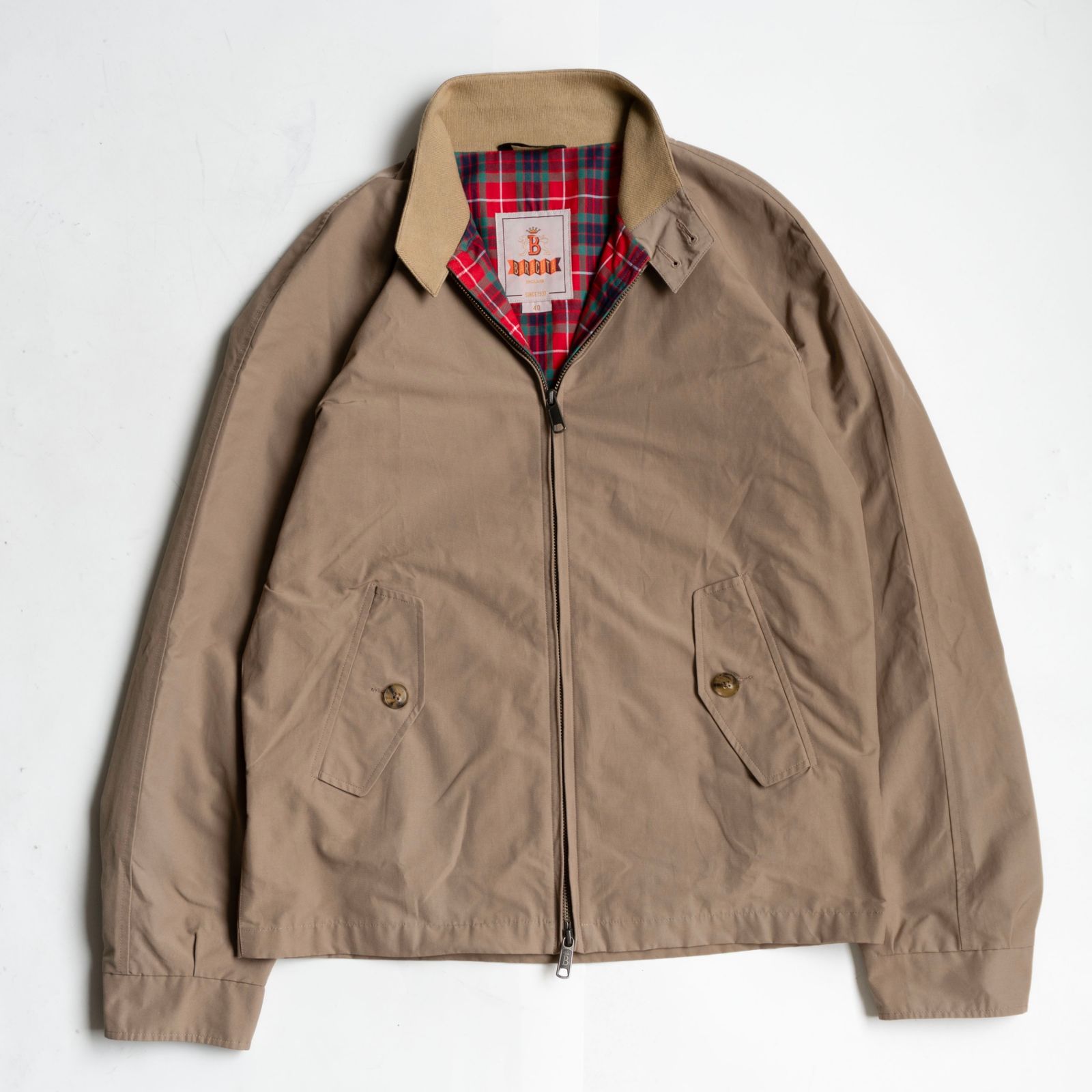 【美品】 BARACUTA 【G4 スウィングトップ ドライビングコート】40 タン イングランド製 バラクータ 26060943