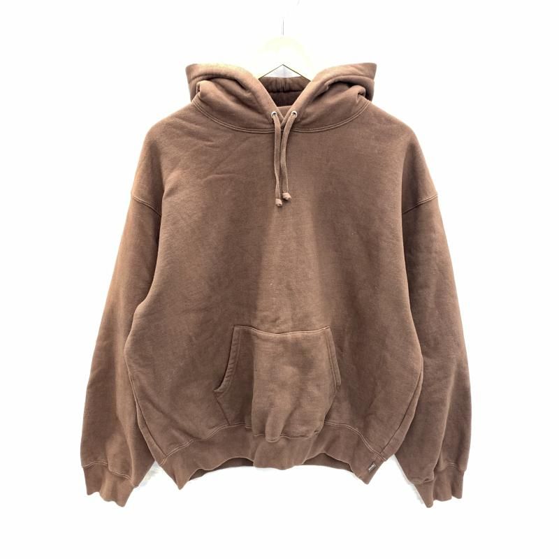 中古】Supreme 24AW Satin Applique Hooded Sweatshirt M ブラウン