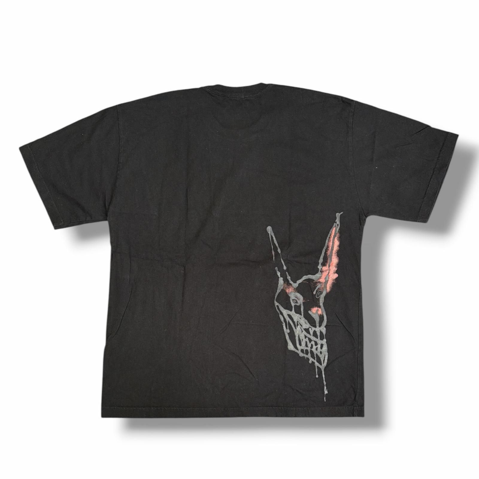 A19024 美品 ネイバーフッド×DSM 25SS ボックスロゴロンT 黒M NEIGHBORHOOD 25SS NHXFUCKING AWESOME.TEE SS ファッキンオーサム