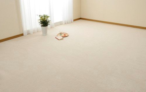 萩原 平織カーペット　ミーテ　江戸間10帖　アイボリー
