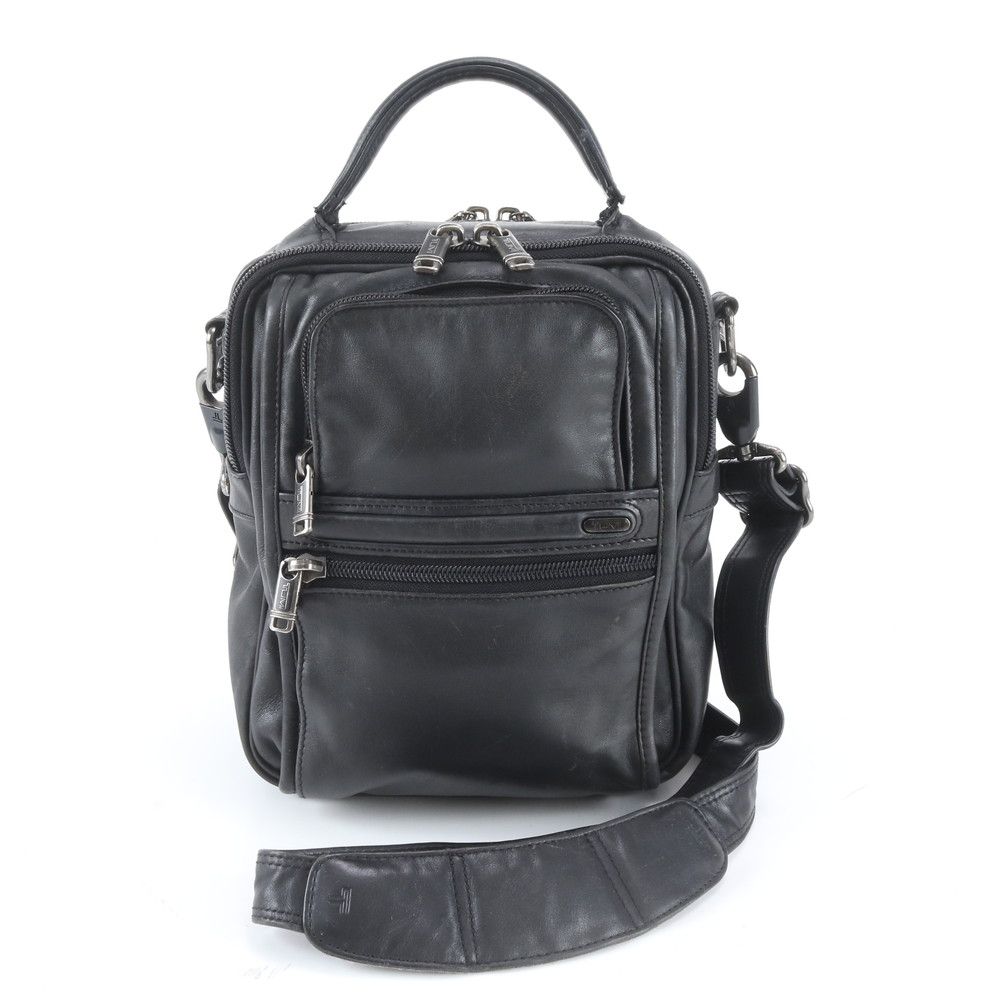 美品 TUMI トゥミ トレーサータグ付 92106D4 レザー 2WAY ショルダー