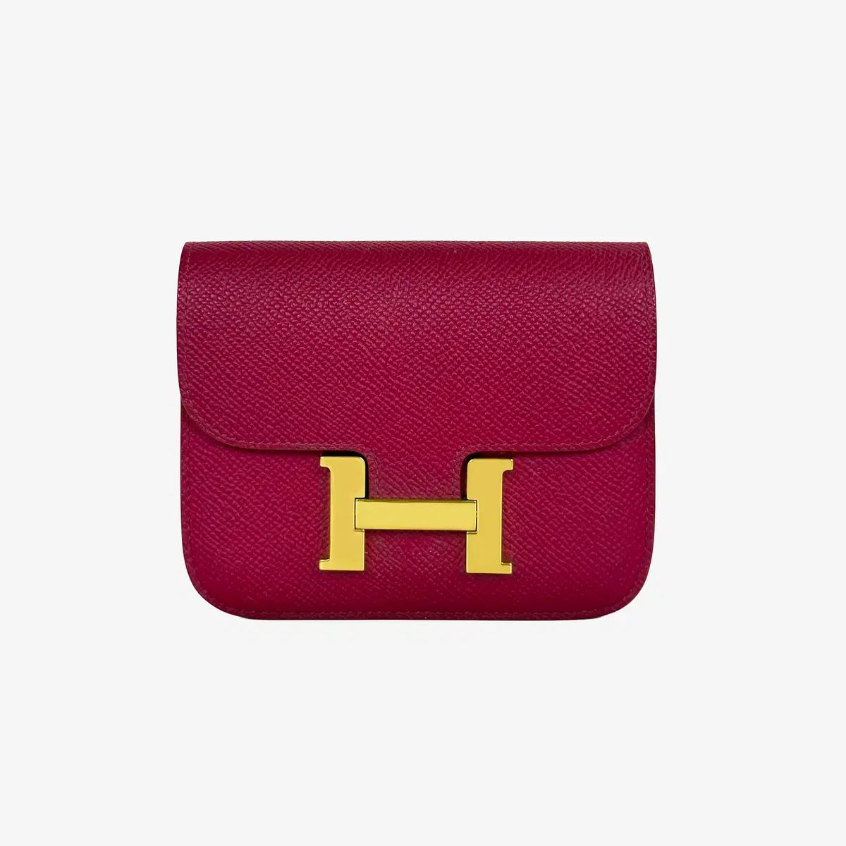 エルメス コンスタンス 二つ折り財布 バーガンディ (B) HEB041424