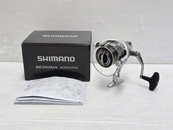 中古品】 シマノ SHIMANO スピニングリール 23セドナ 4000XG 箱あり 〇