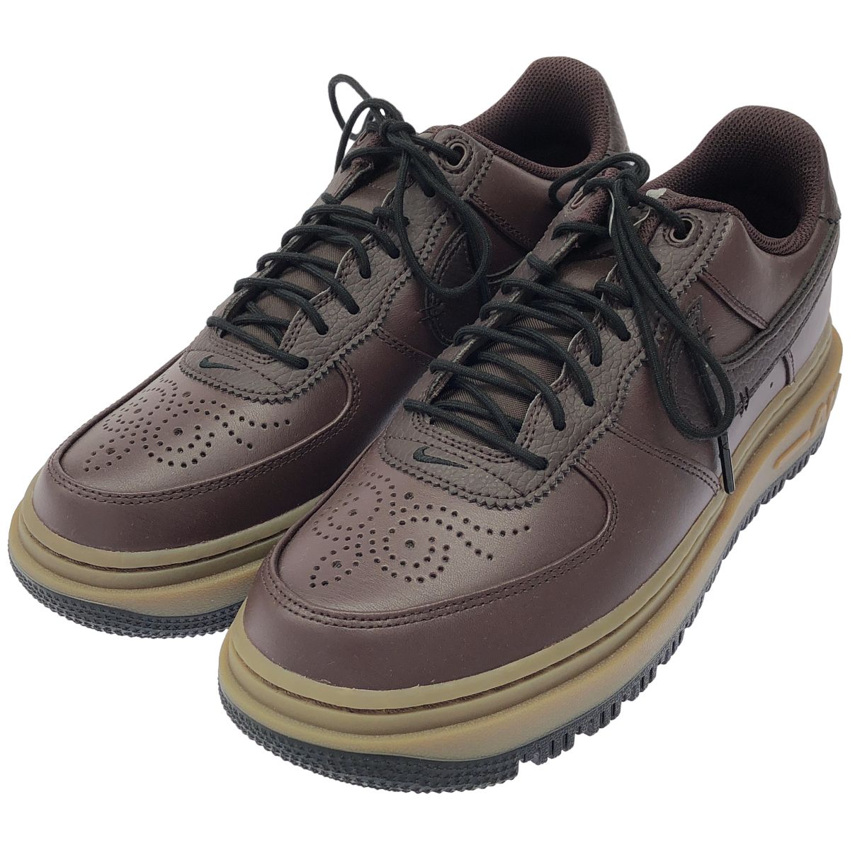 NIKE ナイキ 27.5cm AIR FORCE 1 LUXE BROWN BASALT DARK BROWN DN2451-200 エアフォース ブラウン バソルト