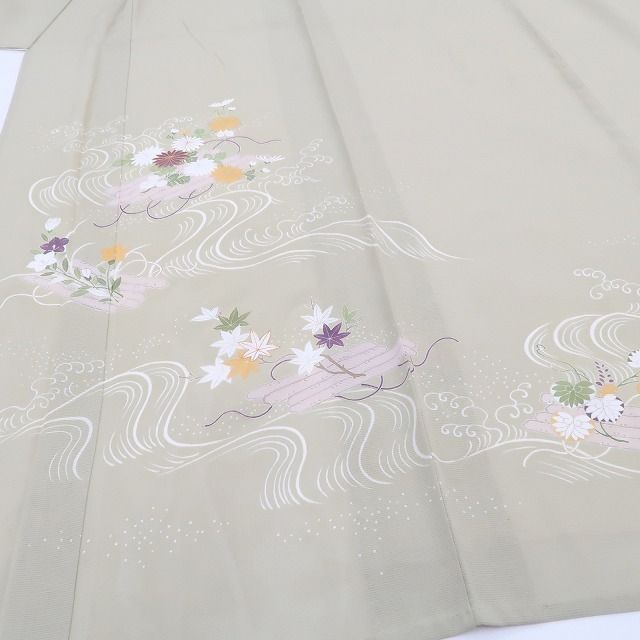 未着用・夏訪問着】絽 金駒刺繍 夏着物 正絹 仕付け糸付 tomihisa“言葉