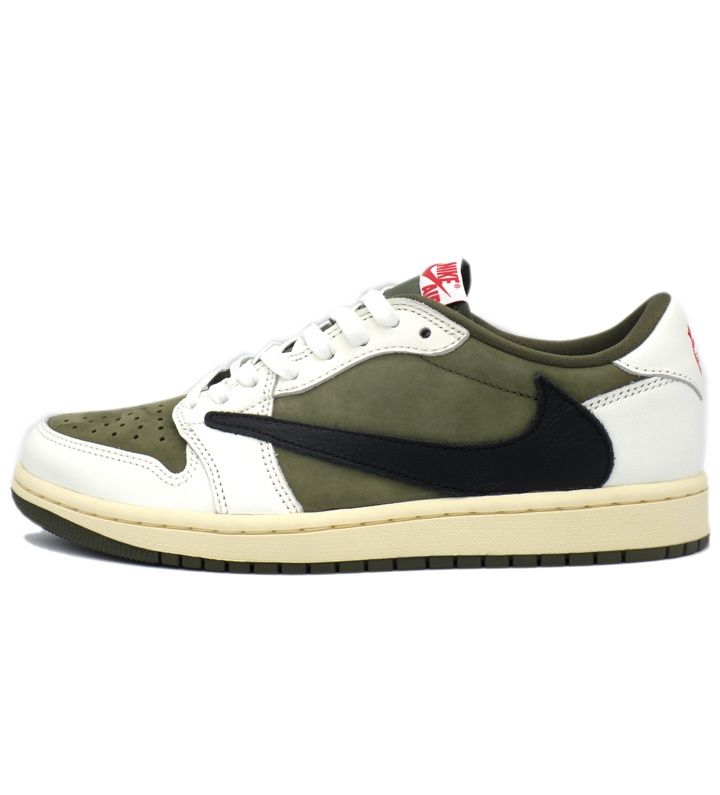 ナイキ NIKE × トラヴィス スコット Travis Scott 【 DM7866 200 】 エア ジョーダン 1 レトロ ロー OG リバース オリーブ スニーカー h8522