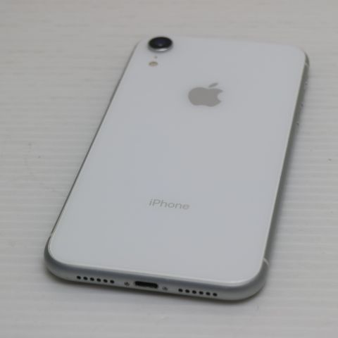 超美品 SIMフリー iPhoneXR 64GB ホワイト スマホ 白ロム 即日発送