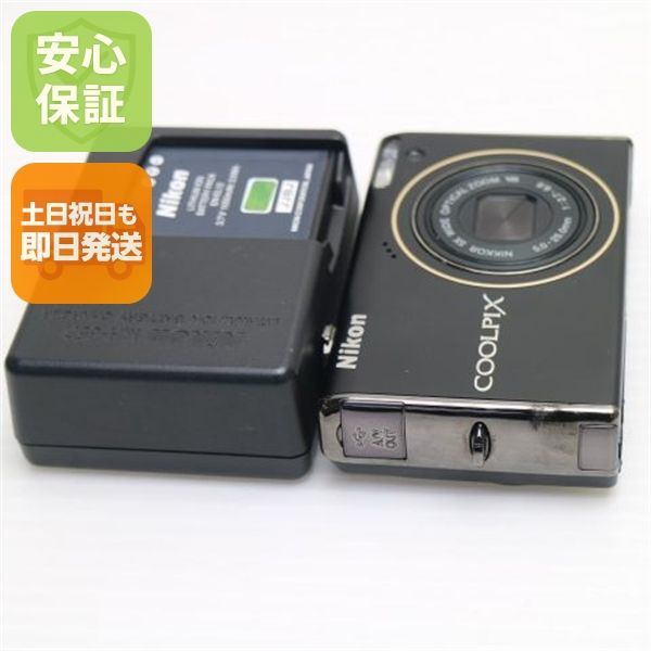 超美品 COOLPIX S640 ディープブラック 即日発送 Nikon デジカメ