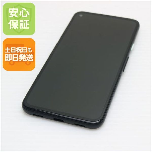 超美品 SIMフリー Google Pixel 4a ブラック スマホ 白ロム 土日祝発送