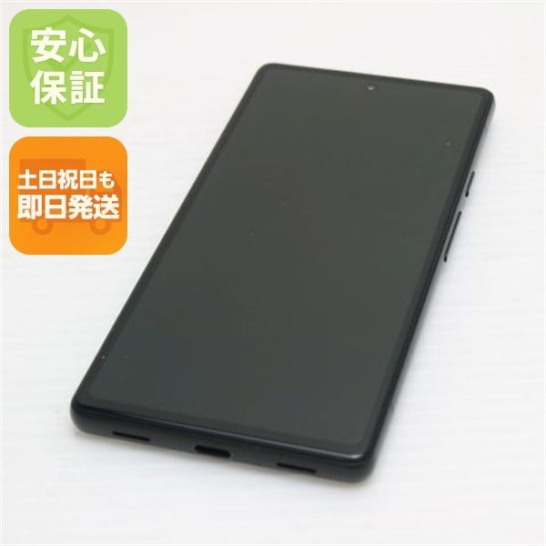 美品 SIMフリー Google Pixel 6a チャコール スマホ 白ロム 土日祝発送