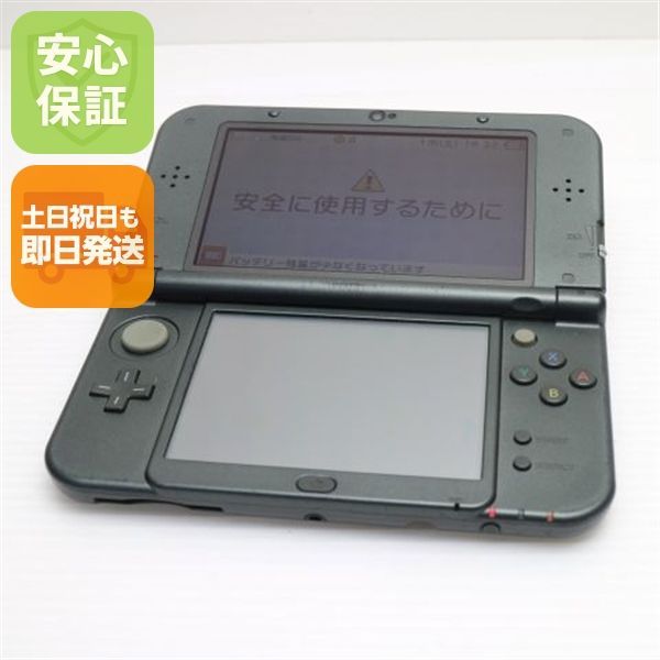 良品中古 Newニンテンドー3DS LL メタリックブラック 即日発送 game 任天堂 本体 土日祝発送OK 04000