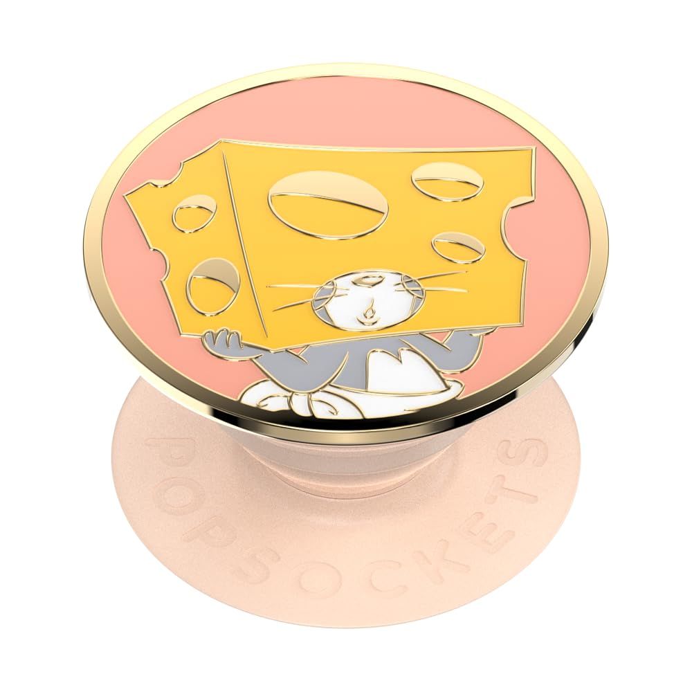 PopSockets Japan - ポップソケッツ ジャパン PopGrip ポップアウト トムとジェリー - エナメル ニブルス ポップグリップ スマホグリップ&スタンド