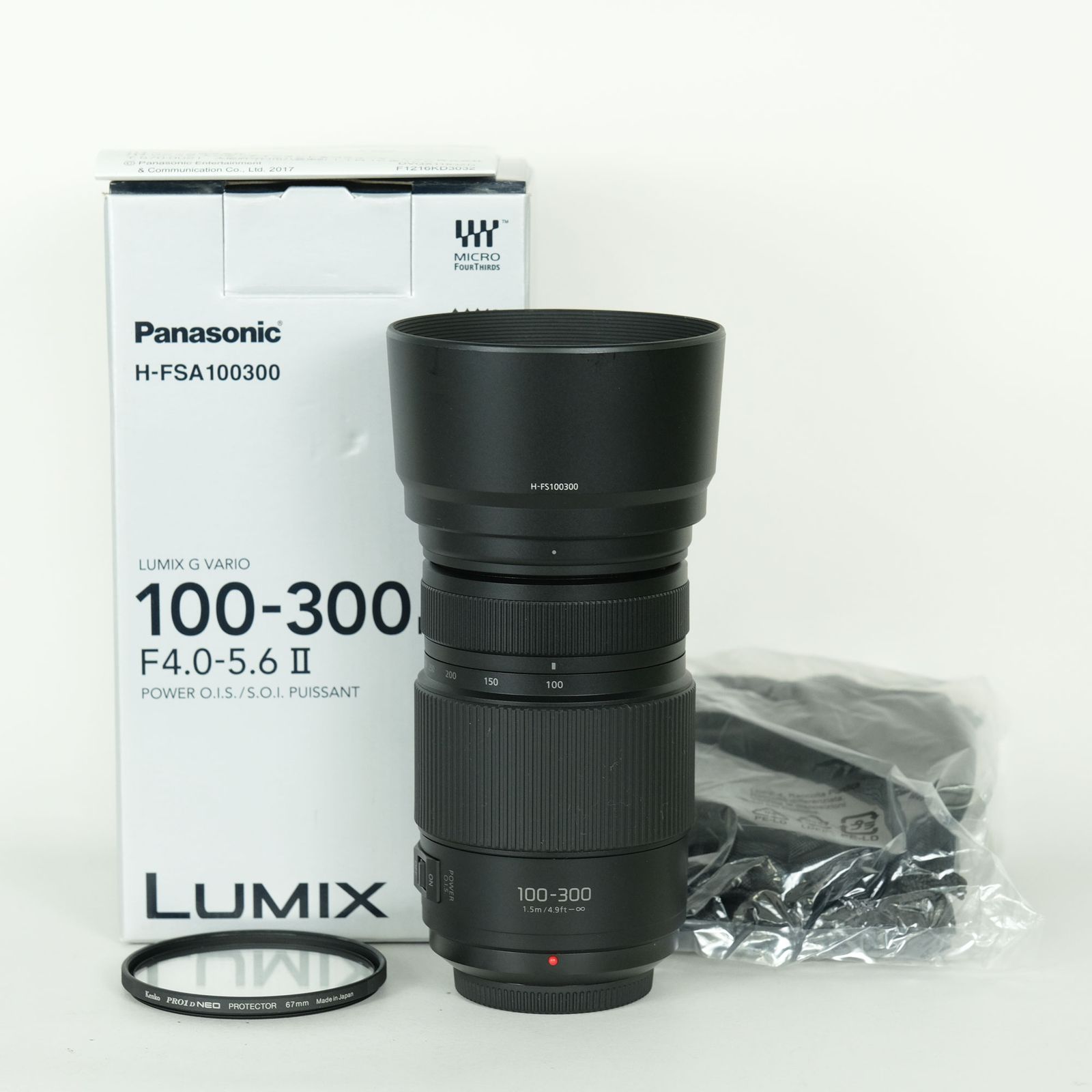 美品 | フィルター付] Panasonic LUMIX G VARIO 100-300mm / F4.0-5.6