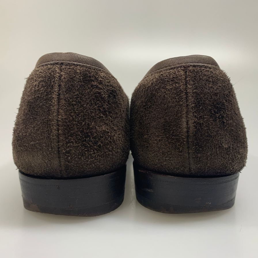 クロケット&ジョーンズ HARCOURT2 ローファー スエード ブラウン サイズUK6E Crockett&Jones ローファー 約25.5cm【LA】【中古】 クロケット&ジョーンズ HARCOURT2 ローファー スエード ブラウン