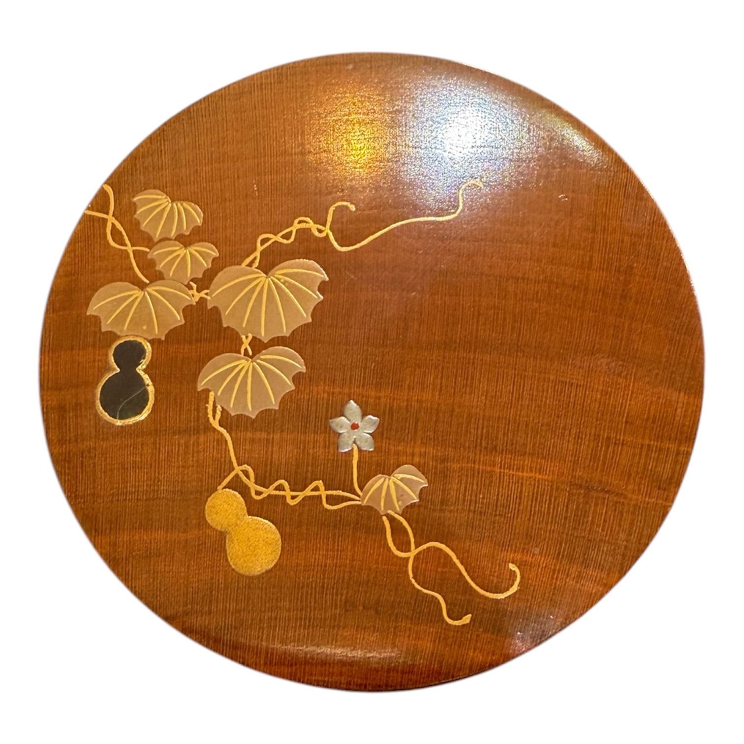 茶道具】福田芳朗作 紅梅香合 共箱付き 漆芸 瓢 螺鈿 - メルカリ
